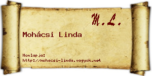 Mohácsi Linda névjegykártya